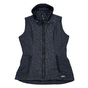 Kerrits Horse Play Black Quilted Insulated Equestrian Riding Vest XS